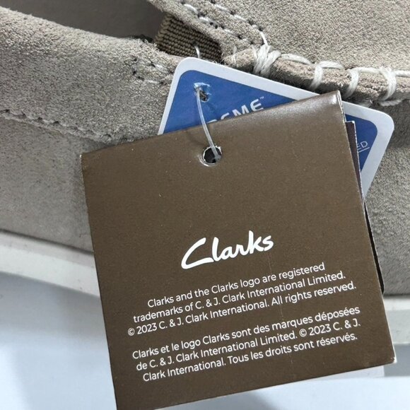 Clarks Flexway Daim‎ Sable Men's Loafers Shoes San Suede US 12W - No Box - Picture 10 of 12